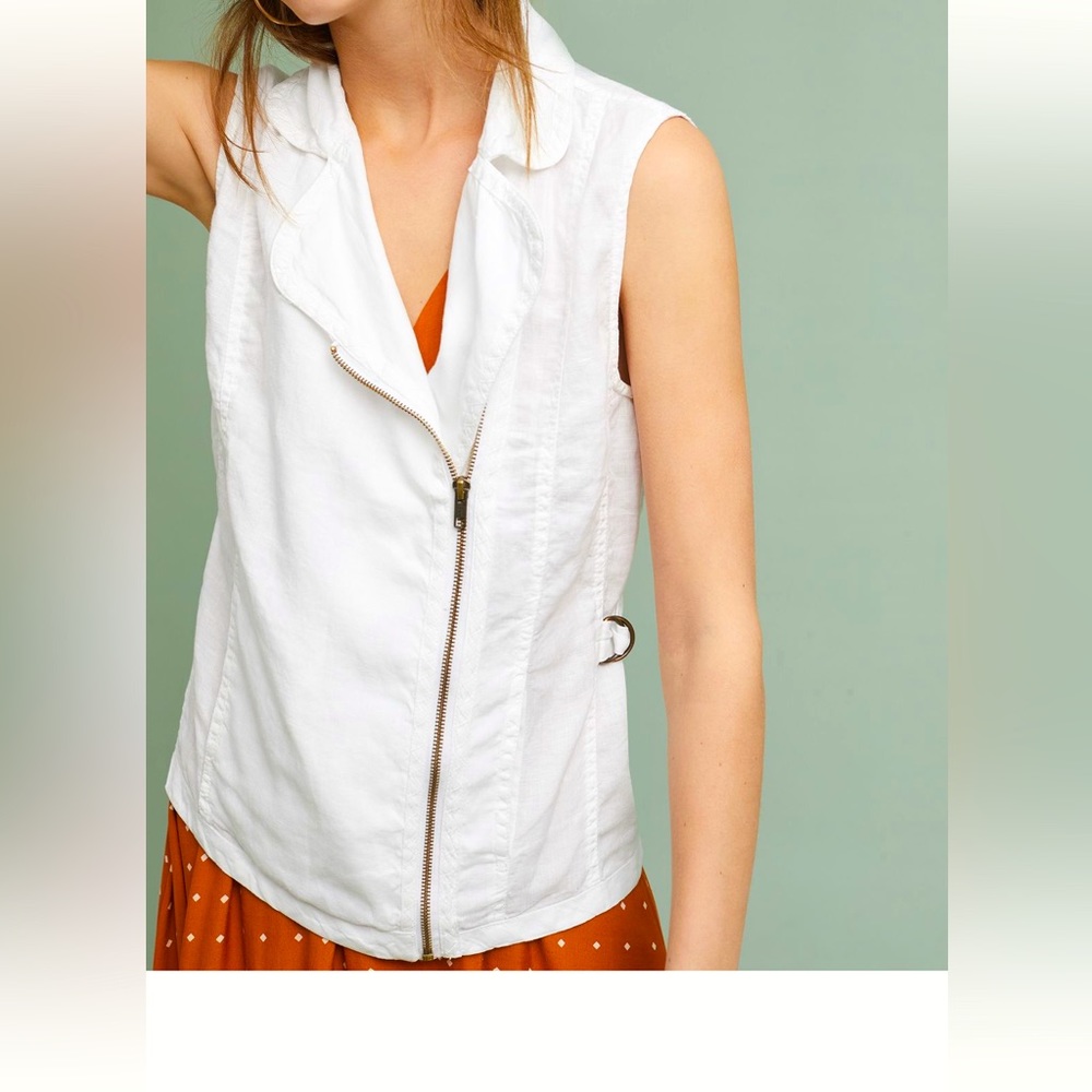 Michael stars white linen Motovest